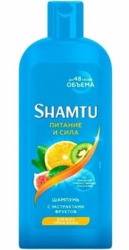 Шампунь SHAMTU (Шамту) ПИТАНИЕ И СИЛА с экстрактами фруктов 300мл