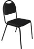 Стул "Стандарт" черный каркас/черный кожзам 1/10