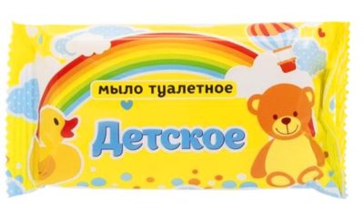 Мыло туалетное Детское 100г КМЗ