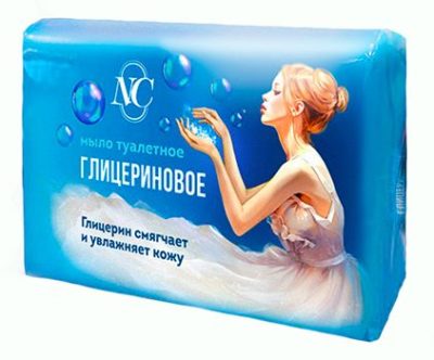 Мыло туалетное Новое Глицериновое 90г