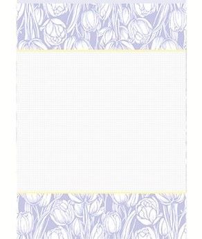 Полотенце кухонное вафельное Tulipani 50*70, цвет10000