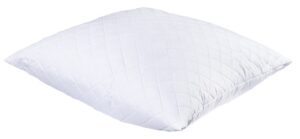 Подушка 70*70 Белая с тиснением силикониз. волокно (шарики)чехол стеганный микрофибра ультрастеп 1/5