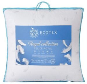 Подушка 68*68 Феличе, наполн гусиный пух, чехол тик (100% хлопок)