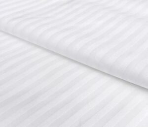 Простыня поплин СТРАЙП 180*220 полоса 1*1 цв. Белый ВЫПИСЫВАТЬ ОТ ИП