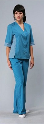 Кж31/1 Костюм женский тиси, цвет бирюза р 60-62