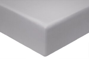 Простыня на резинке сатин Моноспейс 160*200*23 цв. Темно-серый ВЫПИСЫВАТЬ ОТ ИП