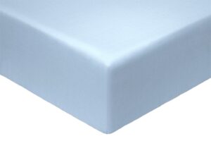 Простыня на резинке сатин Моноспейс 180*200*23 цв. Серо-голубой ВЫПИСЫВАТЬ ОТ ИП