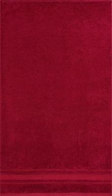 Полотенце 40*70 махровое с бордюром Узбекистан (400 г/м2) цв. Бордовый ВЫПИСЫВАТЬ ОТ ООО