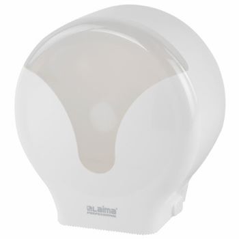 Диспенсер для туалетной бумаги LAIMA PROFESSIONAL EXTRA (T2) малый, белый ABS-пластик