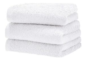 Полотенце 40*70 махровое без бордюра в инд упак Туркмения(500 г/м2) Белый от ООО