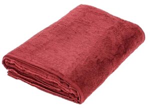 Простыня махровая 150*210 бордовая  (440г/м2)