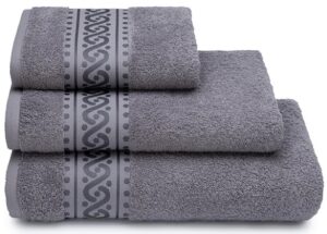 50* 90 ПТ-2601-5578 цв.17-3911 Полотенце махровое Piroutte 420 г/м ВЫПИСЫВАТЬ ОТ ИП