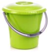 Ведро пластиковое с крышкой  14л, цвет салатовый