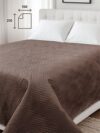 Покрывало Elegant Ease 150*210, микрофибра ультрастеп, наполнитель синтепон, цвет коричневый