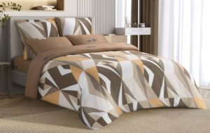 Комплект постельного белья Harmonica Хюгге 1,5 спальный, ткань сатин