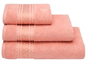 50* 90 ПТ-2601-5578 цв.15-1327 Полотенце махровое Piroutte 420 г/м ВЫПИСЫВАТЬ ОТ ИП