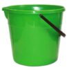 Ведро пластиковое с носиком без крышки 10л салатовое