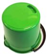 Ведро пластиковое с носиком без крышки 10л салатовое