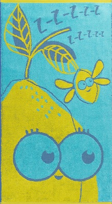 Полотенце махровое Funny Lemon 50*90 цвет10000