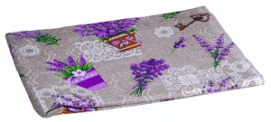 Скатерть х/б 150*150 рогожка Лаванда ВЫПИСЫВАТЬ ОТ ИП