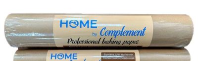 Бумага для выпечки Complement Home 38см х 50м, силиконизированная с двух сторон, коричневая