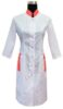248 Халат тиси р.42 с отделкой, рукав 3/4, на кнопках  ОТ ИП