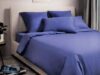 Комплект постельного белья Monospace 2спальный, сатин, цвет тёмно-синий
