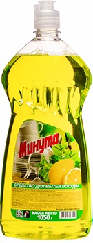 Средство для мытья посуды Минута Лимон и мята 1л