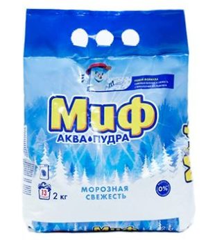 Порошок стиральный Миф Морозная свежесть Автомат, 2кг