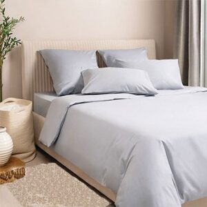 КПБ 2сп сатин Моноспейс (подод 175*215 ,прост 220*240,нав 70*70-2шт, 50*70-2шт) серый ОТ ООО