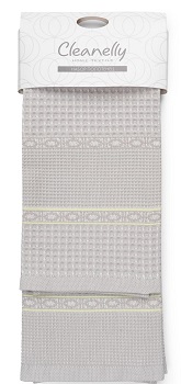 КНЦ-560х2-6342 (2705) цв.10000 Комплект полотенец кухонных ваф+гладкот Contegno (50*70) ОТ ИП