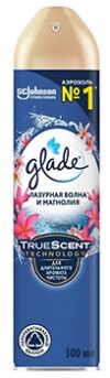 Освежитель Glade (Глейд) Лазурная волна и магнолия 300мл