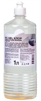 Light WC-gel ХЛОР Эконом универсальное моющее средство 1л  (пуш-пул)