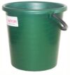 Ведро ЗИМА пластиковое без крышки 10л зелёное