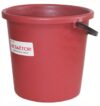 Ведро ЗИМА пластиковое без крышки 10л красное