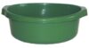 Таз пластиковый МУЛЬТИ 12л круглый с ручками зелёный