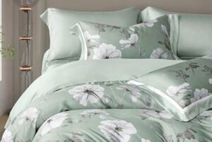 Комплект постельного белья Асабелла Евро, тенсел люкс, цвет 2161-6