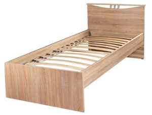 Кровать ЛДСП Мелисса 900*2000,ламели,цв. дуб Сонома