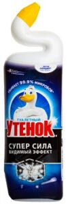 Туалетный УТЁНОК Супер сила Видимый эффект  средство для чистки унитазов  900мл