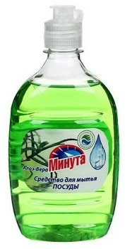 МИНУТА  "Алоэ" Средство для мытья посуды  0,5 л  (1/12)