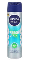 Дезодорант аэрозоль Nivea Fresh Kick мужской 150мл
