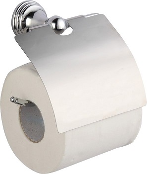 Держатель д/туалетной бумаги закрытый, хром