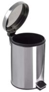 Ведро для мусора 12л нержавеющая сталь, педаль