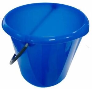 Ведро пласт б/кр 14л Классика СИНИЙ с носиком со шкалой 320х300х315 1/10