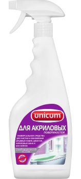 Средство для чистки акриловых поверхностей UNICUM 500мл, спрей