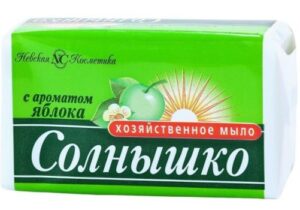 Мыло хозяйственное 140гр Солнышко (1/48)
