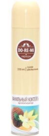 Освежитель Do-Re-Mi Premium Ванильный коктейль 330мл, сухое распыление