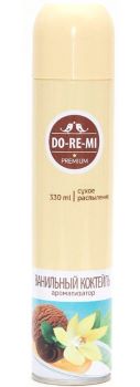 Освежитель Do-Re-Mi Premium Ванильный коктейль 330мл, сухое распыление