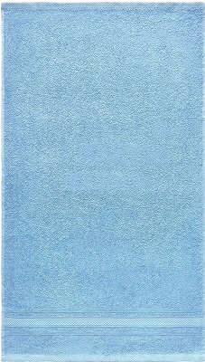 Полотенце махровое с бордюром 70*130, цвет голубой  (400г/м2)