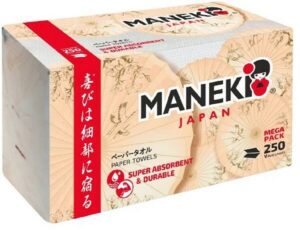 Maneki KABI полотенца бумажные листовые V-сложения 250шт
